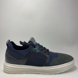 Hogan H357 Sneakers 7.5 IT/ 9 US Mens Navy Blue Suede Leather Lace Up Casual
